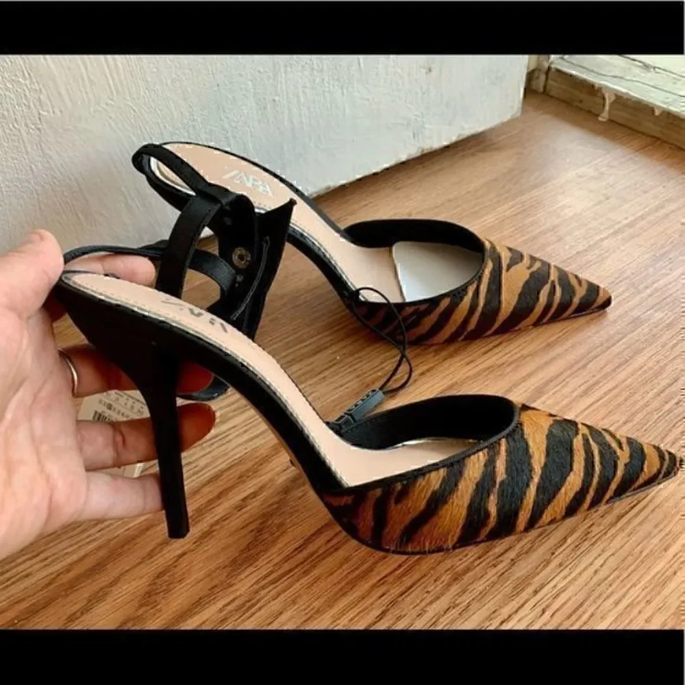 ZARA sling back heels
